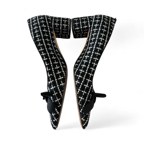 J.Crew Women's‎ Ballet Pumps Tweed Size 8.5 - Picture 4 of 10